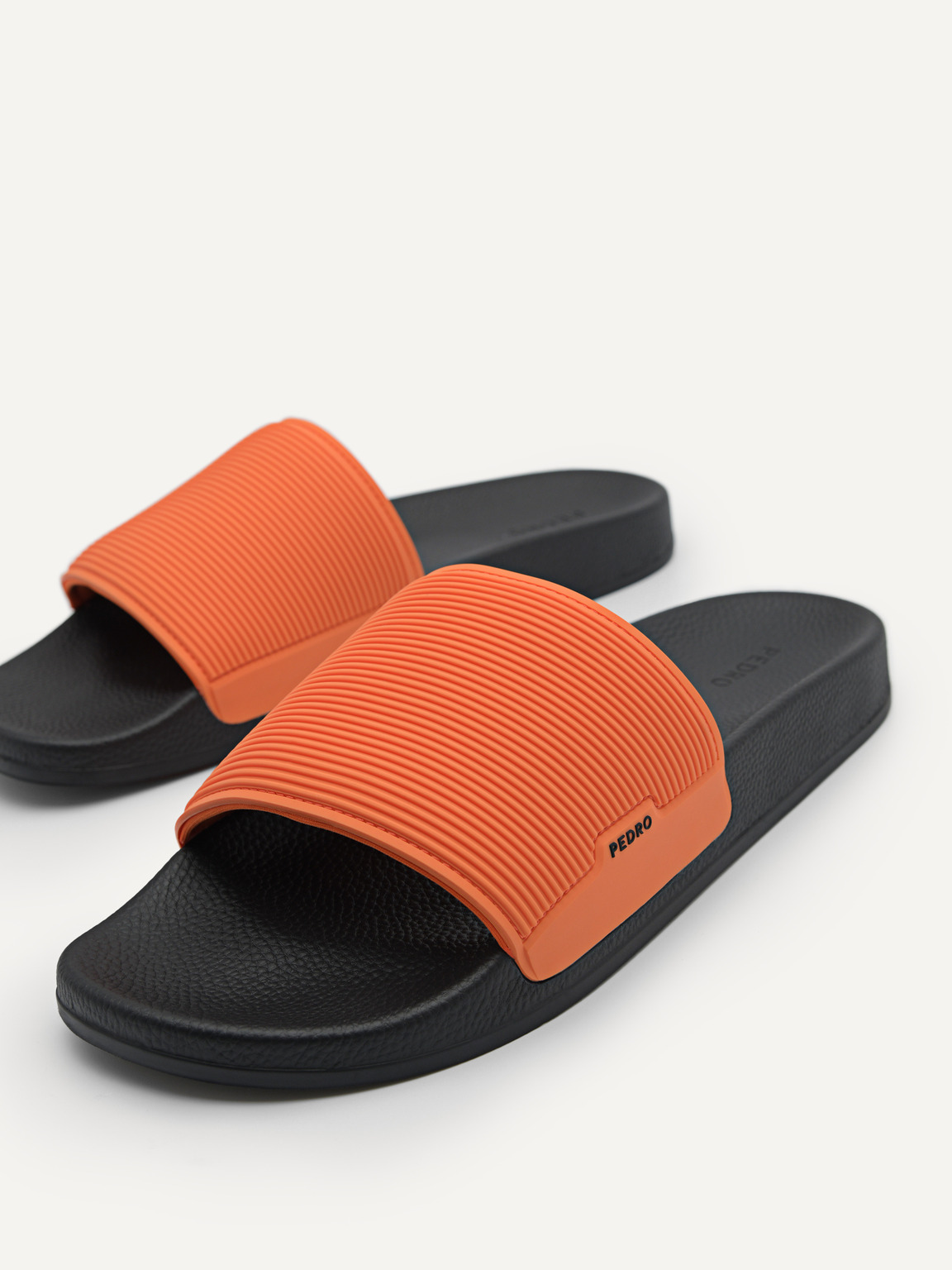 Slide Sandals, Orange