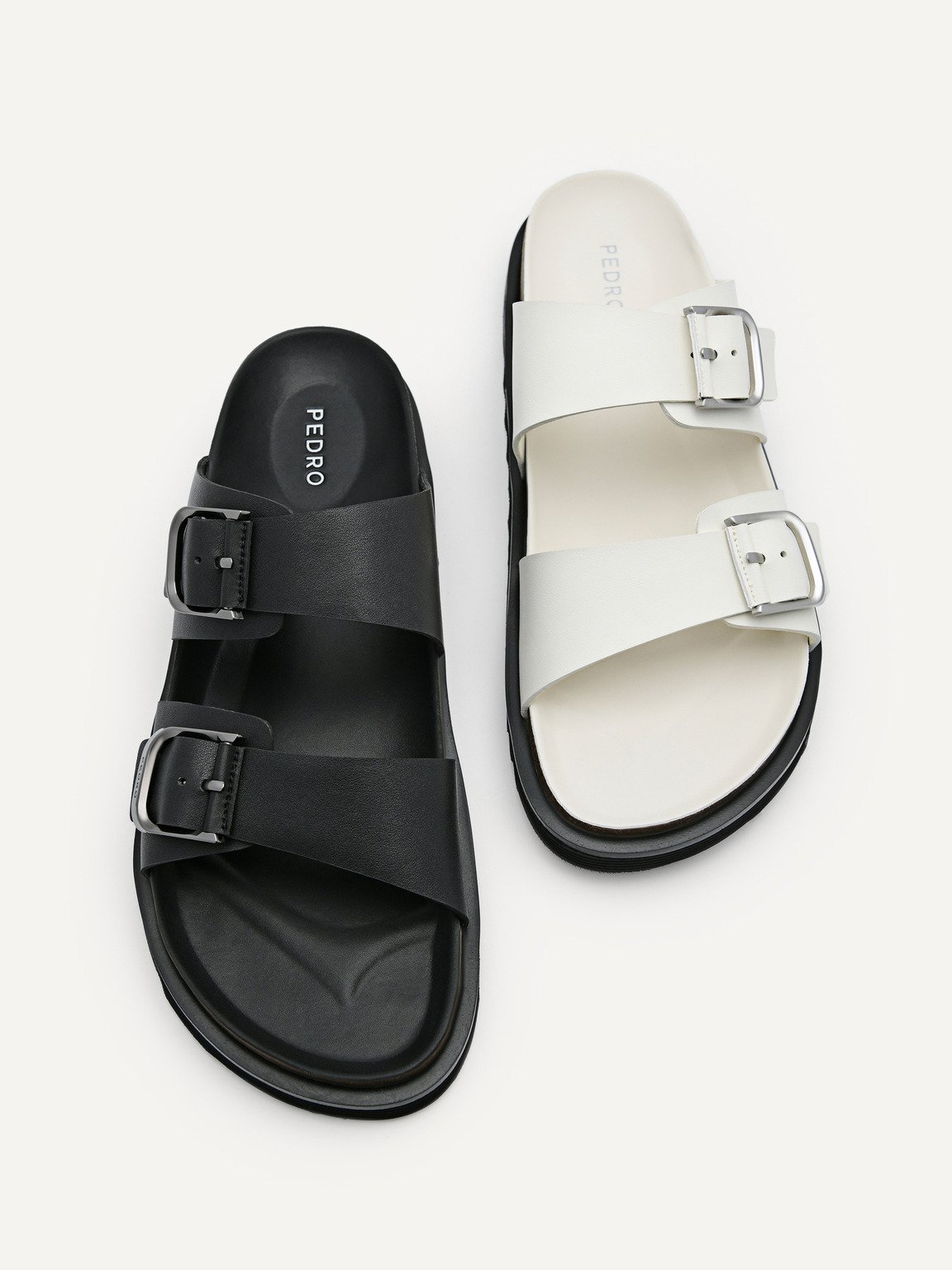 Men's Helix Slide Sandals, White