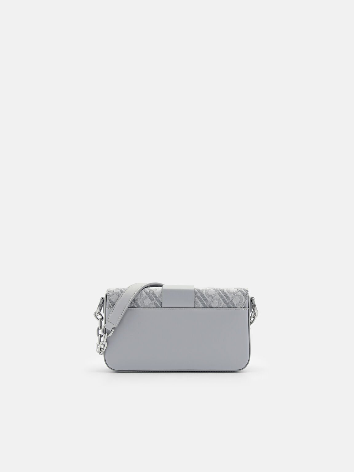 PEDRO Icon Leather Sling Bag, Light Grey