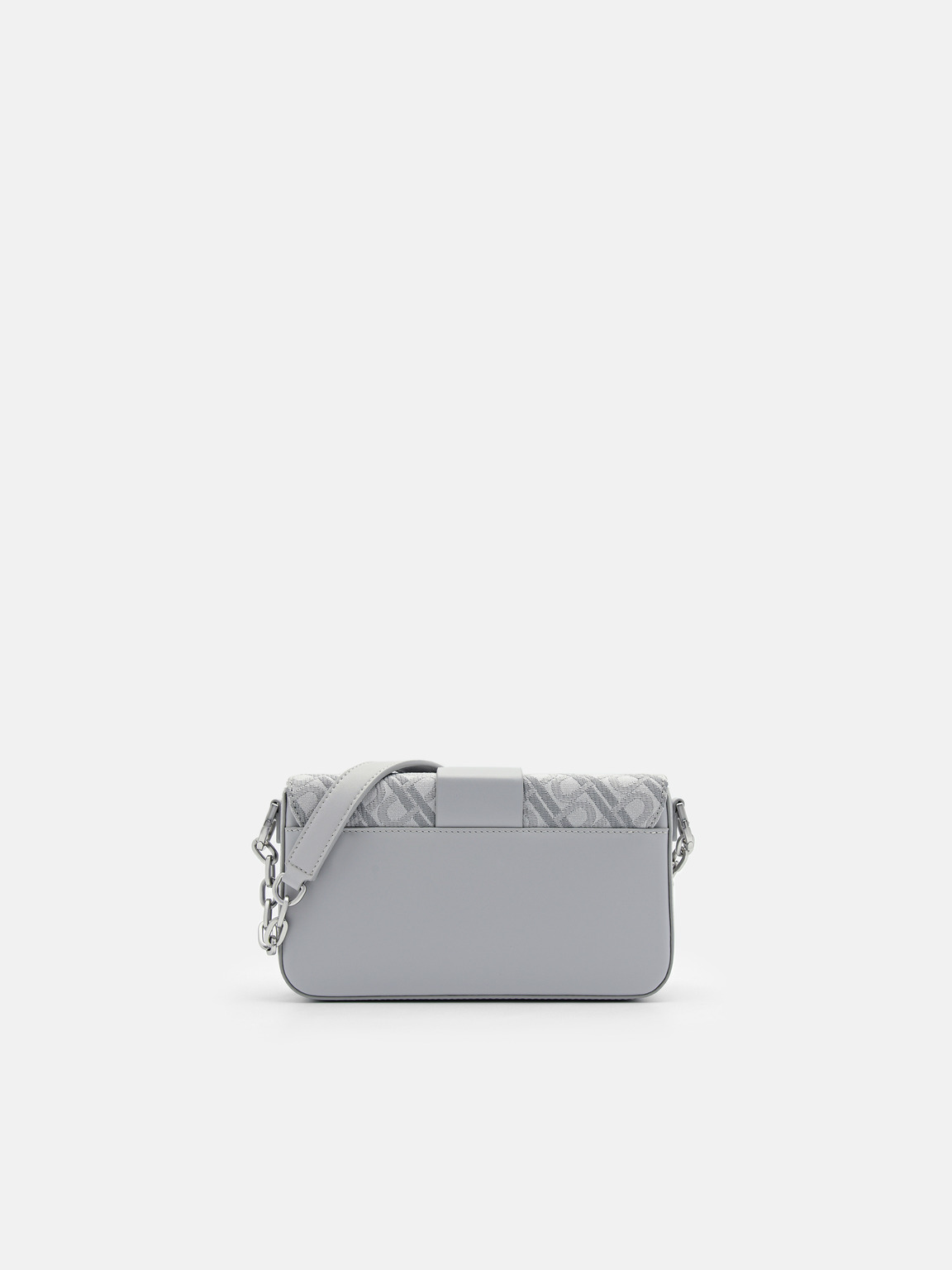 PEDRO Icon Leather Sling Bag, Light Grey