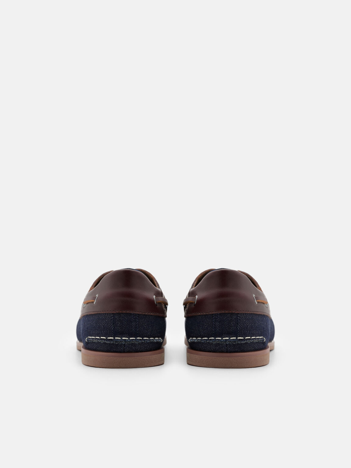 Denim Boat Shoes, Navy Denim