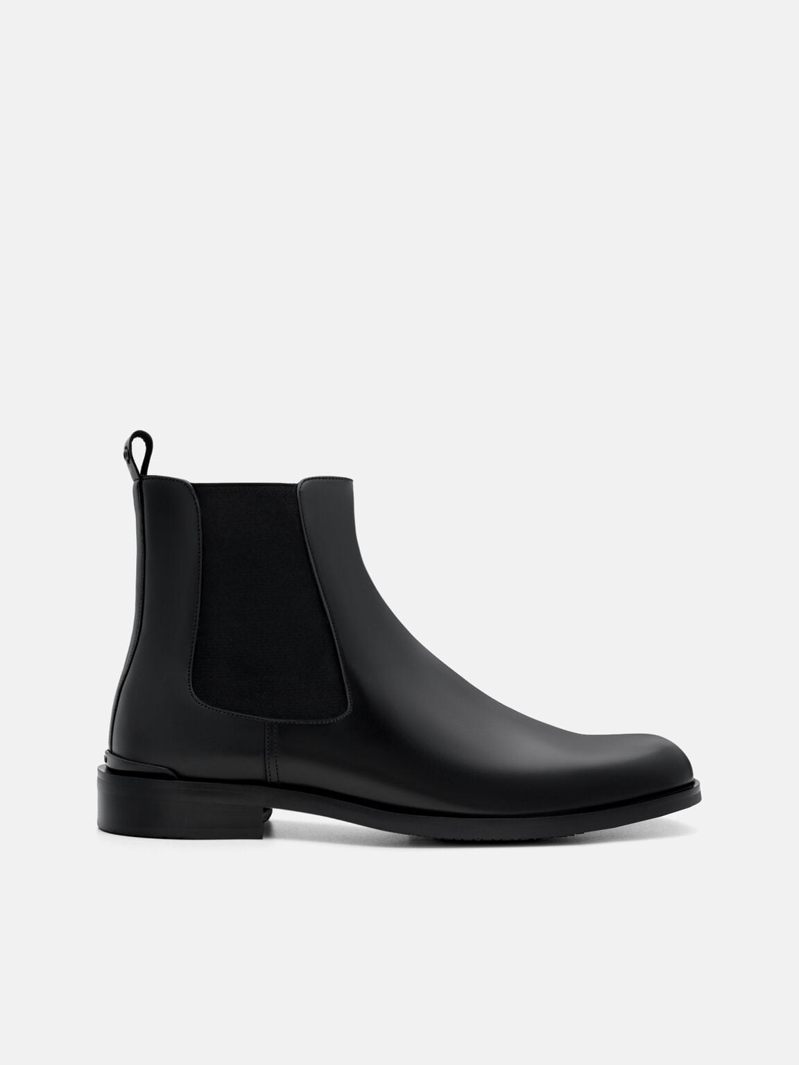 Chace Leather Chelsea Boots, Black