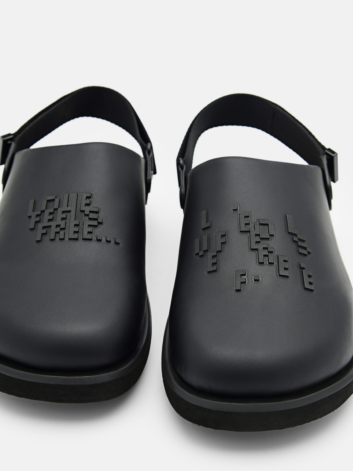 Kenzie Backstrap Sandals, Black