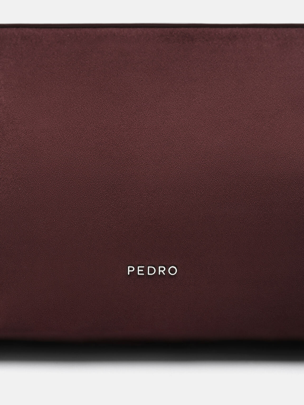 Serif Shoulder Bag, Burgundy