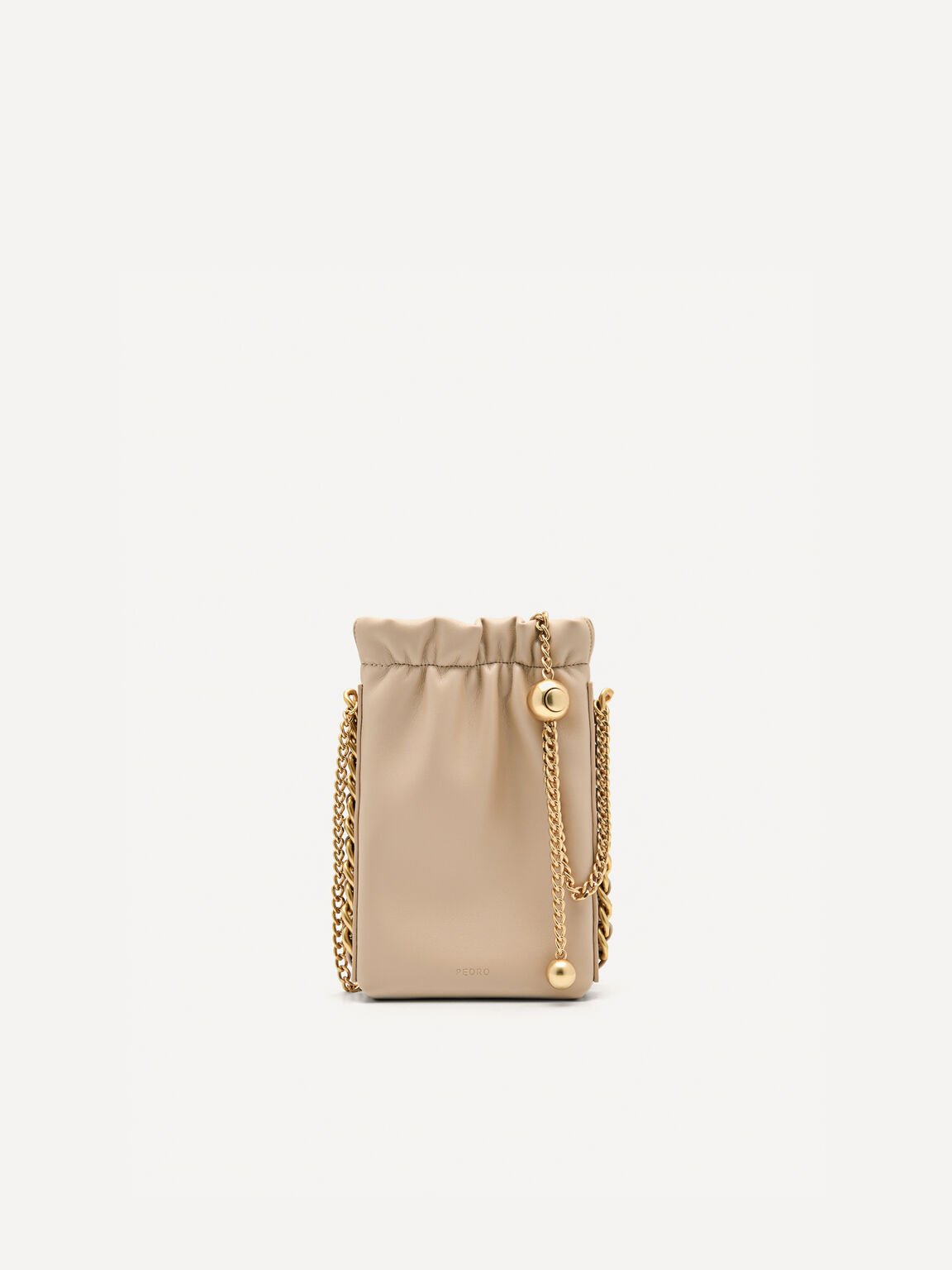 Chain Sling Pouch, Nude