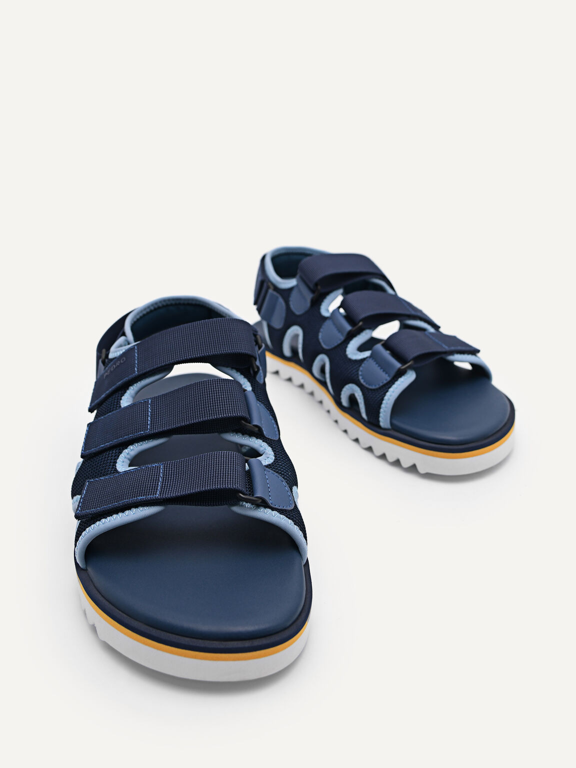 Contrasting Technical Sandals, Navy