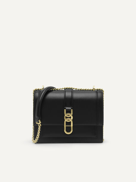 Solana Shoulder Bag, Black