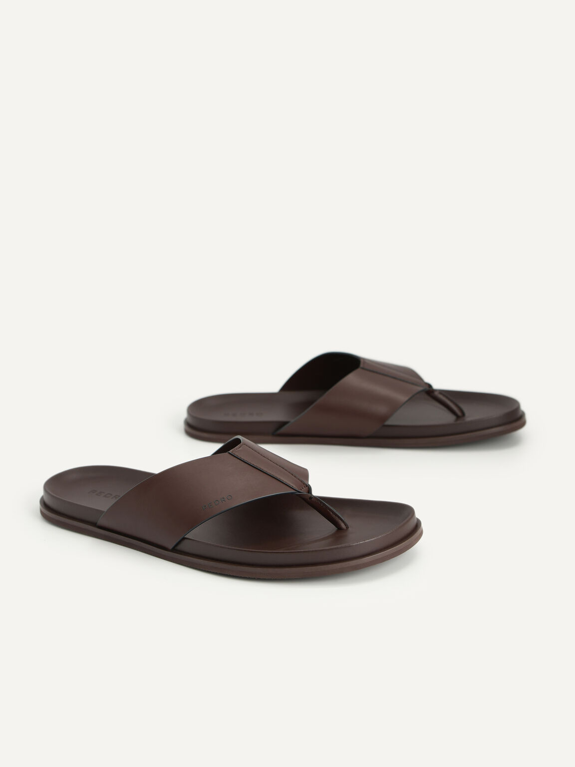 Thong Sandals, Dark Brown