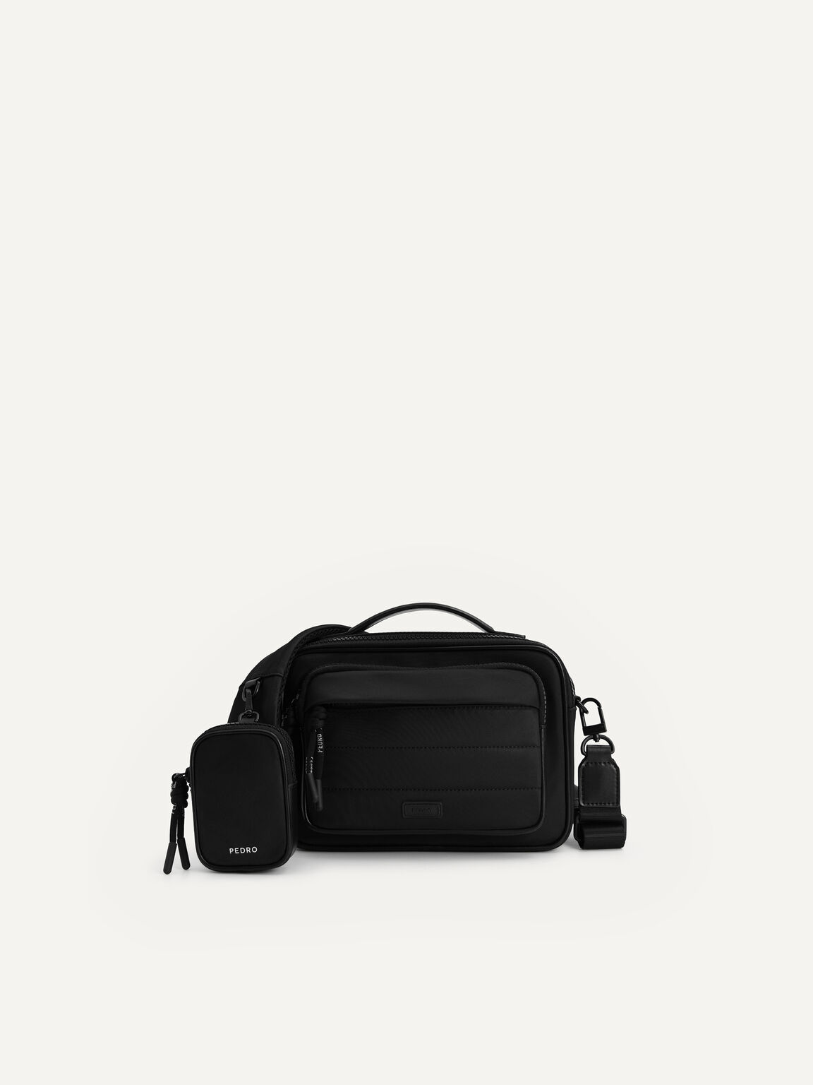Nylon Sling Bag, Black