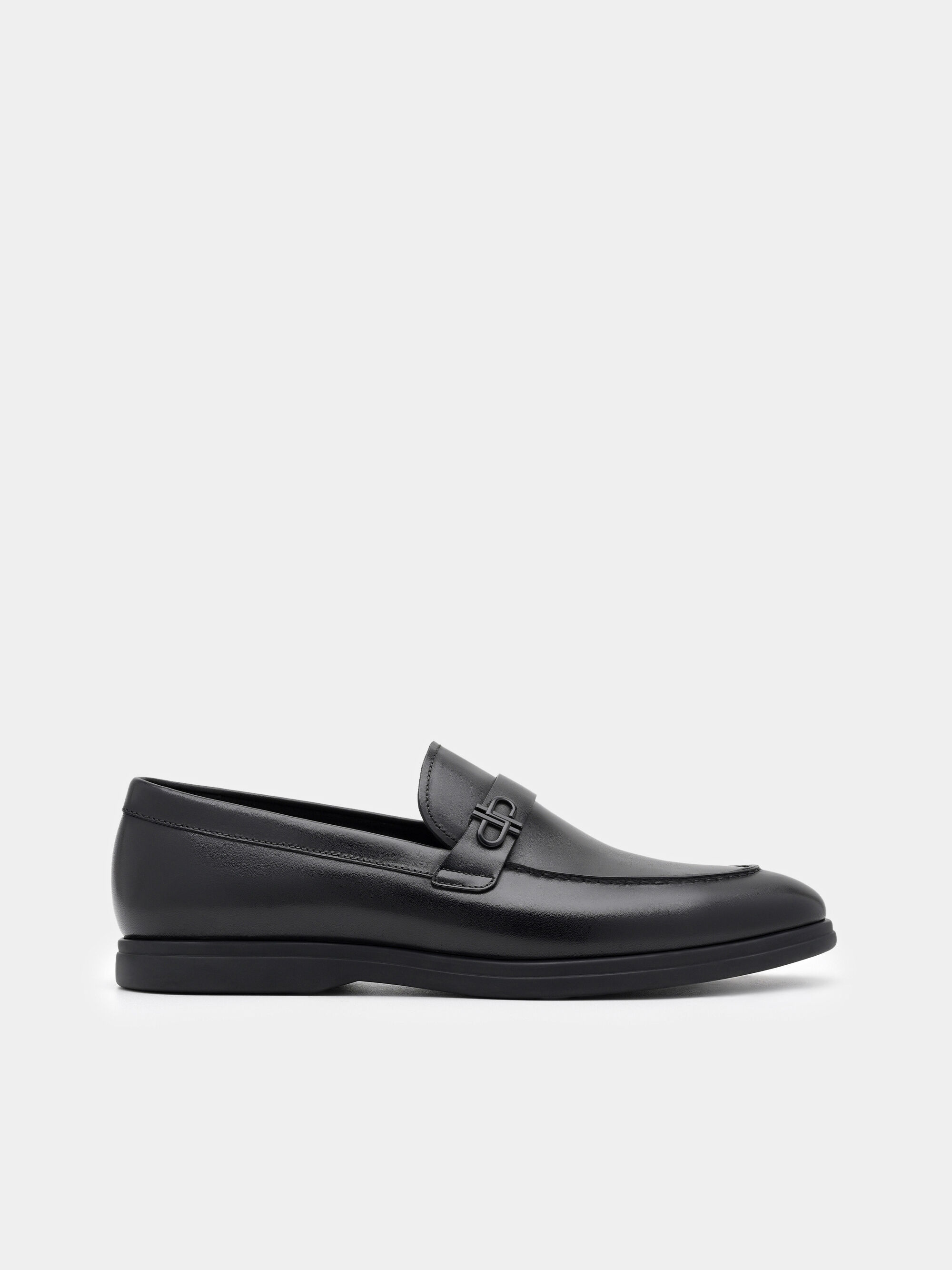 pedro Black Leather Loafers - PEDRO US
