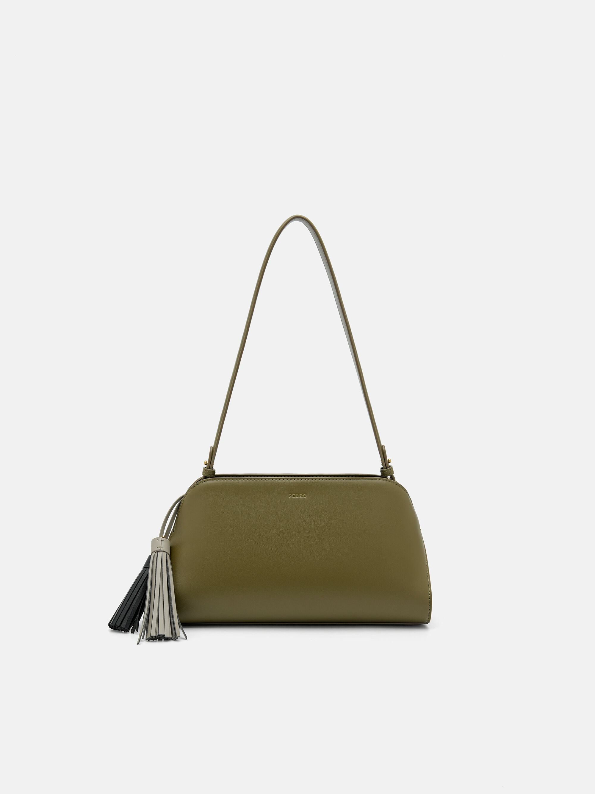 Military Green Tassel Shoulder Bag - PEDRO US