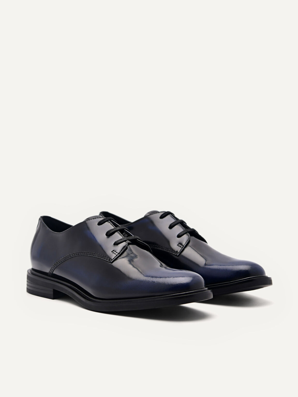 PEDRO Studio Lou Leather Derby Shoes, Navy