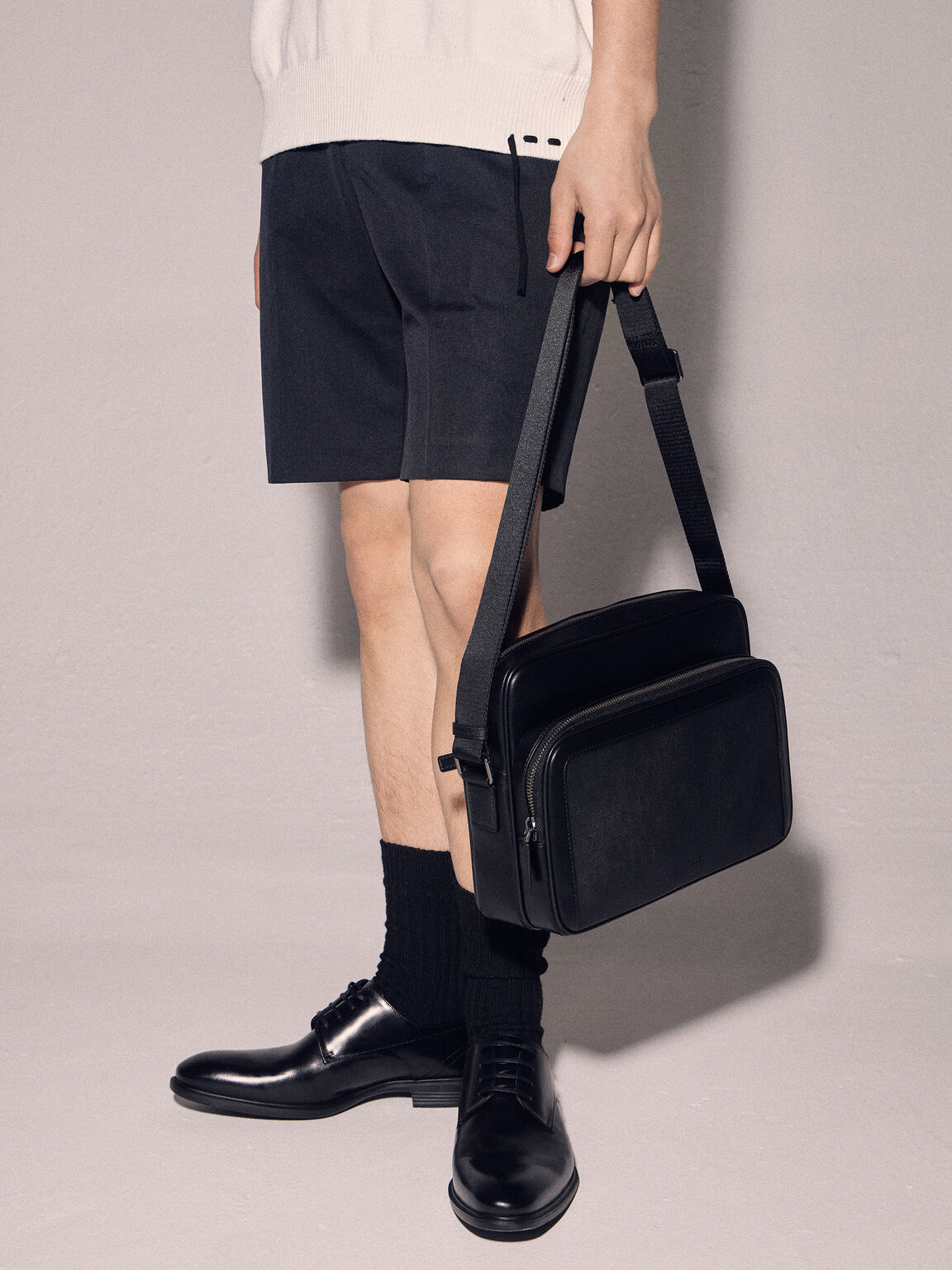 Porte Messenger Bag, Black