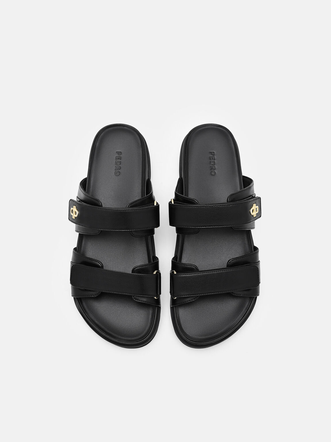 Sanni Slide Sandals, Black