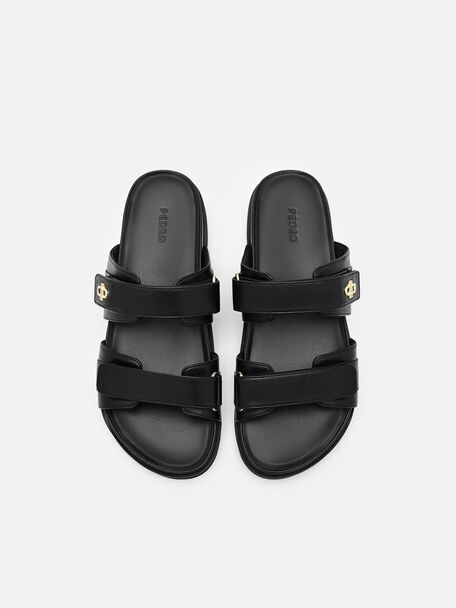 Sanni Slide Sandals, Black
