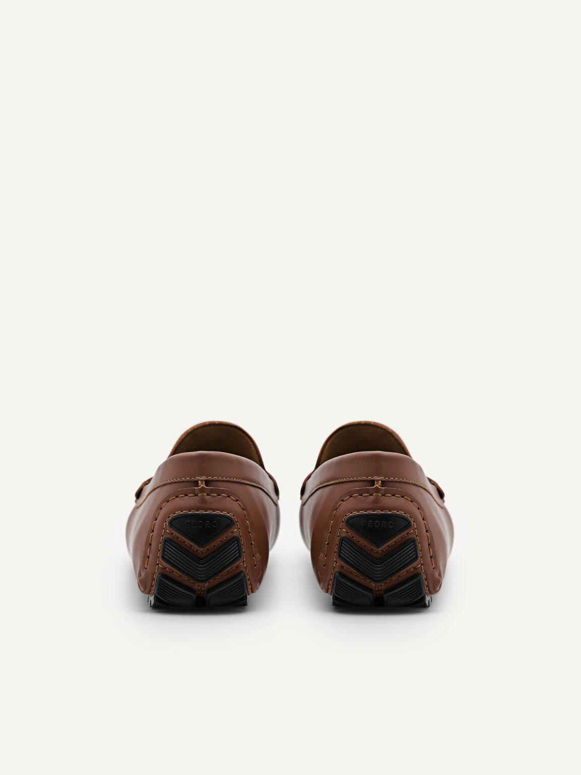 Pascal Leather Moccasins, Brown