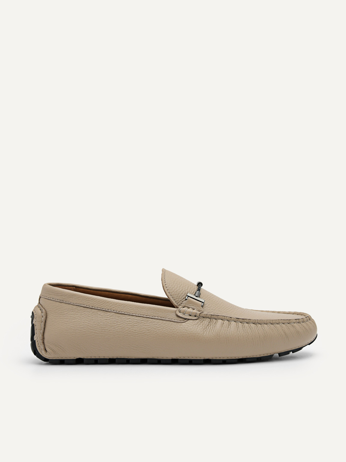 Robert Leather Moccasins, Taupe