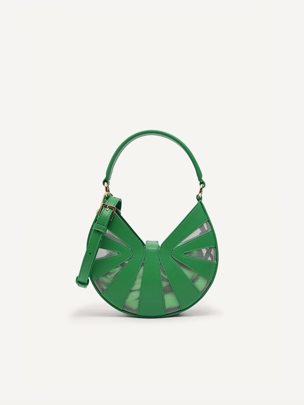 Riata Mini Hobo Bag, Green