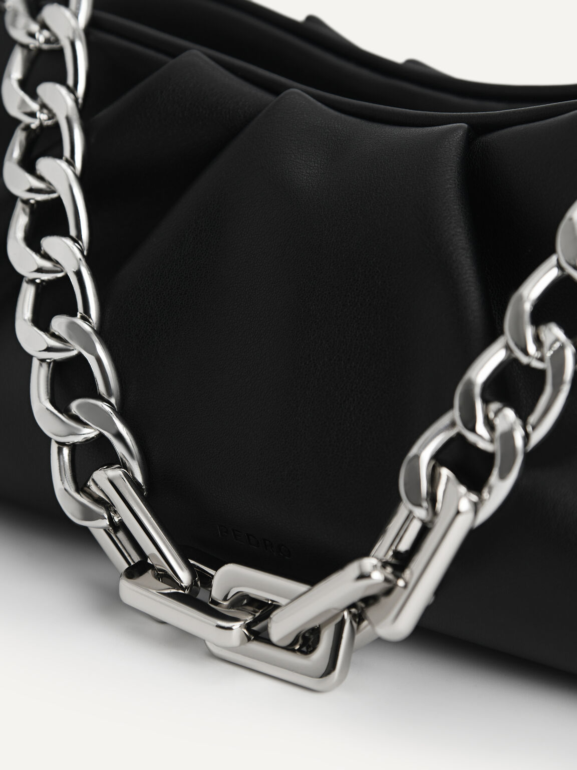 Chained Clutch, Black, hi-res