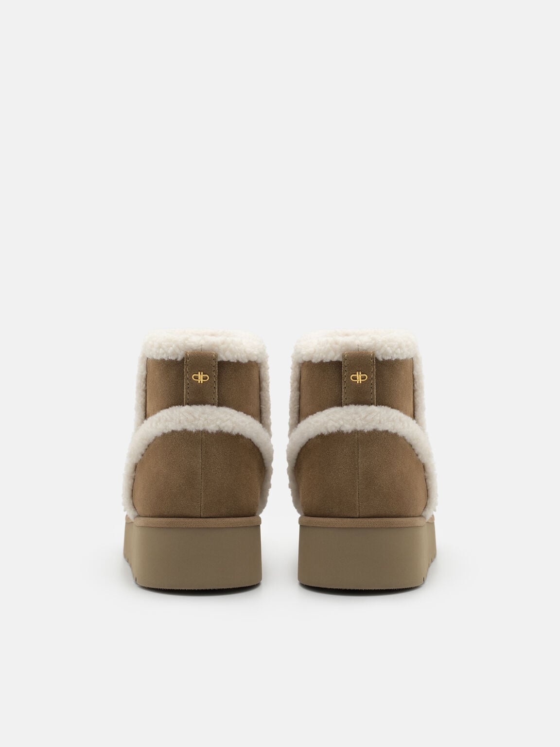 Feliz Suede Boots, Beige