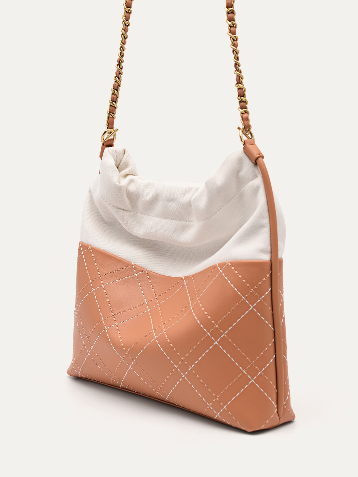 Cala Quilted Drawstring Tote, Multi2