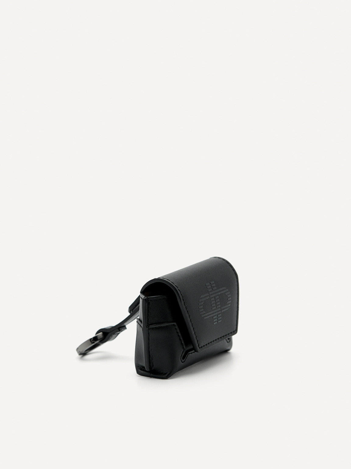 PEDRO Icon Leather Airpods Pro Case, Black