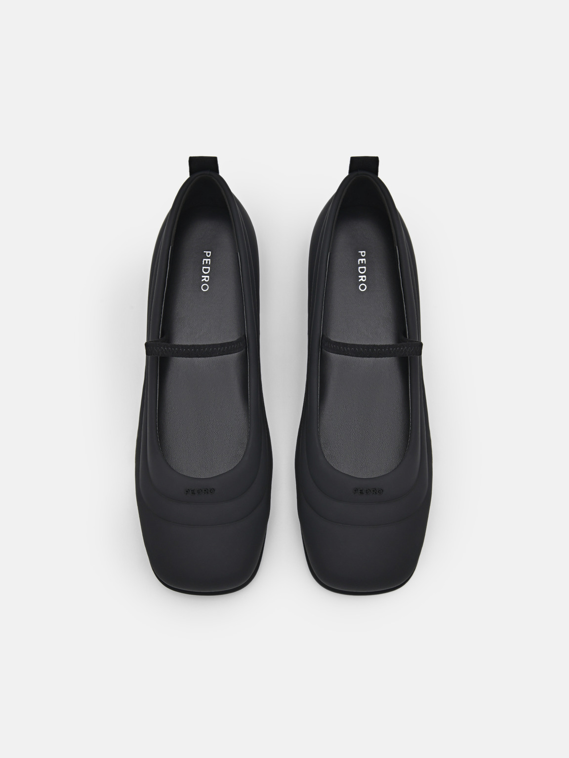 Yara皮革瑪麗珍鞋, 黑色