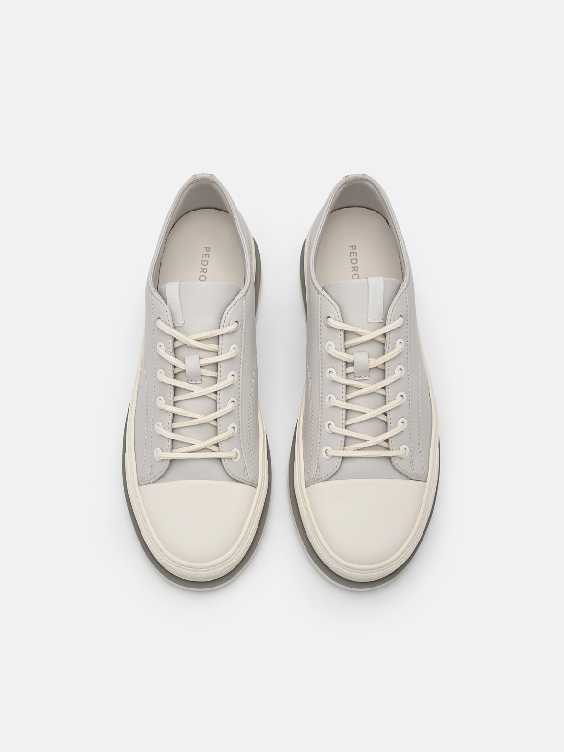 Women's Owen Court Sneakers, Light Grey