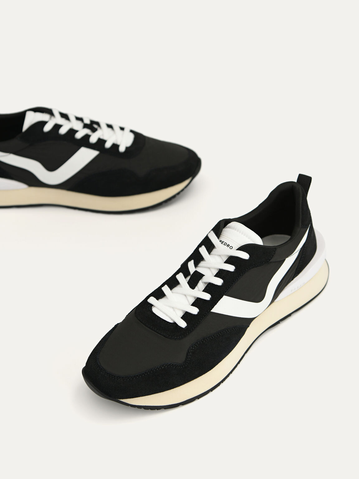 Suede Sneakers, Black