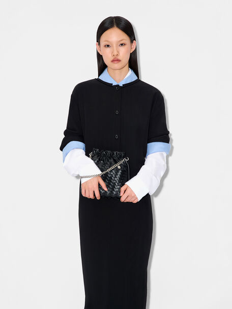 Cami Small Shoulder Bag, Black