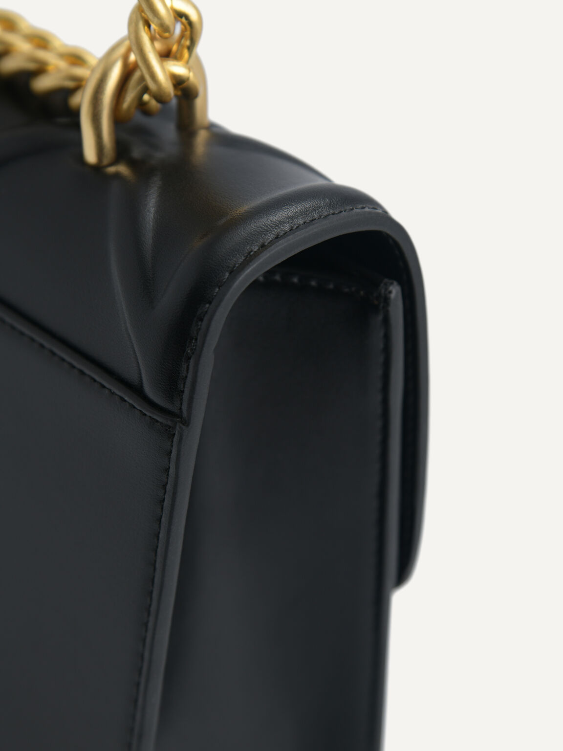 Quilted Shoulder Bag, Black