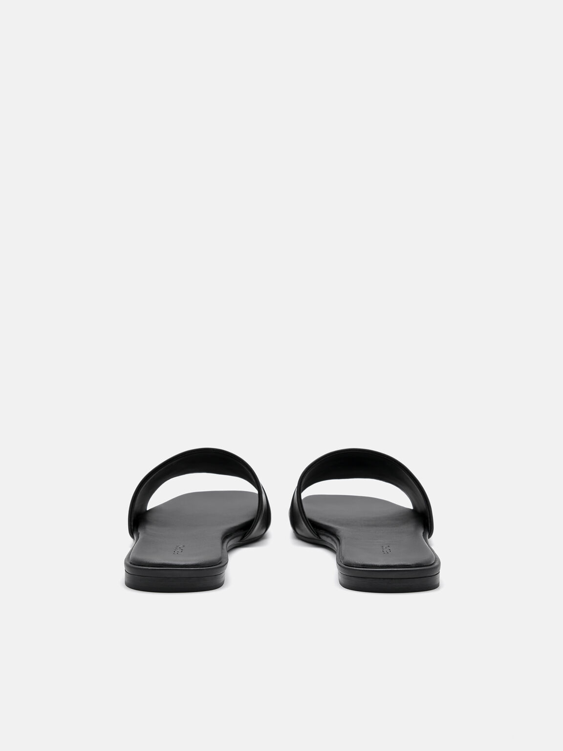 Leather Sandals, Black
