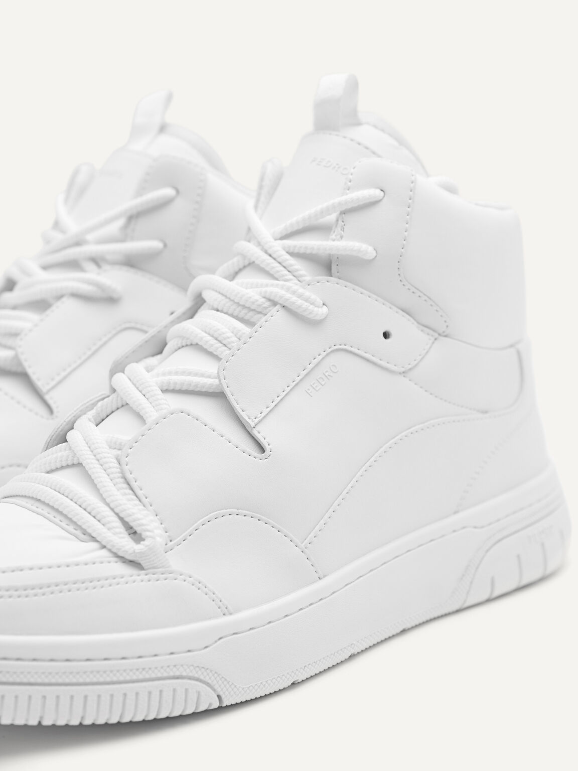 High-cut Court Sneaker, White