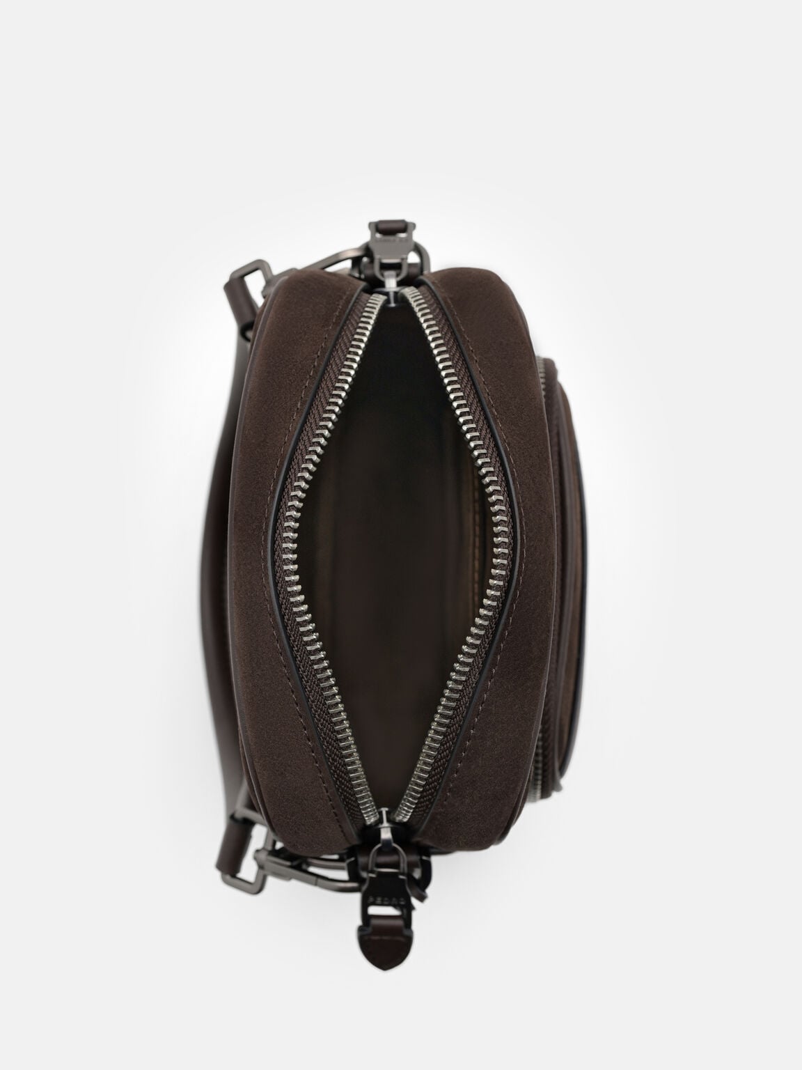 Patrice Leather Crossbody Bag, Espresso Brown