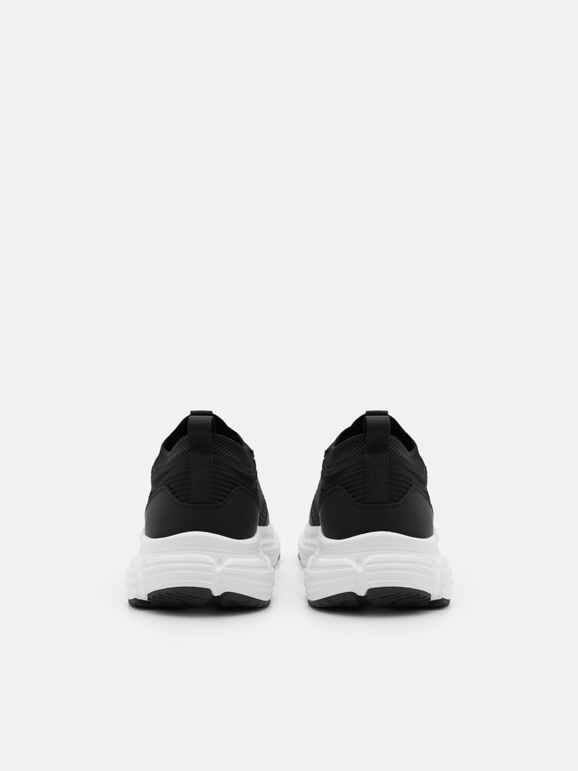 Nyx Knitted Sneakers, Black