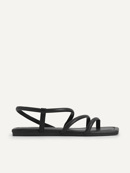 Strappy Sandals, Black