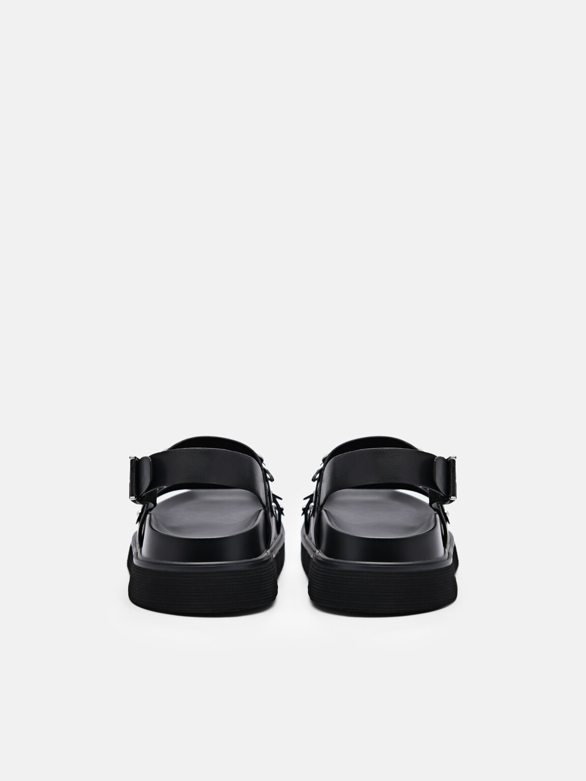 Black Helix Slingback Sandals - PEDRO SG