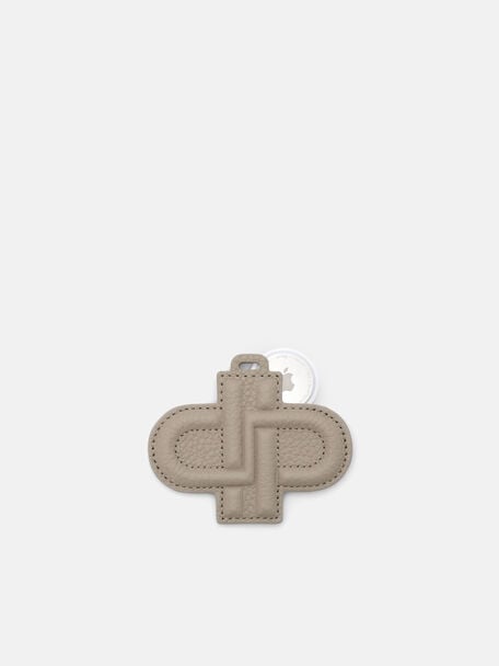 PEDRO Circular AirTag Bag Charm, Taupe Tumble