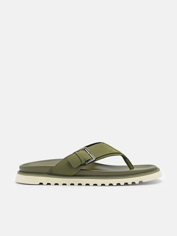 Arche Thong Sandals, Military Green
