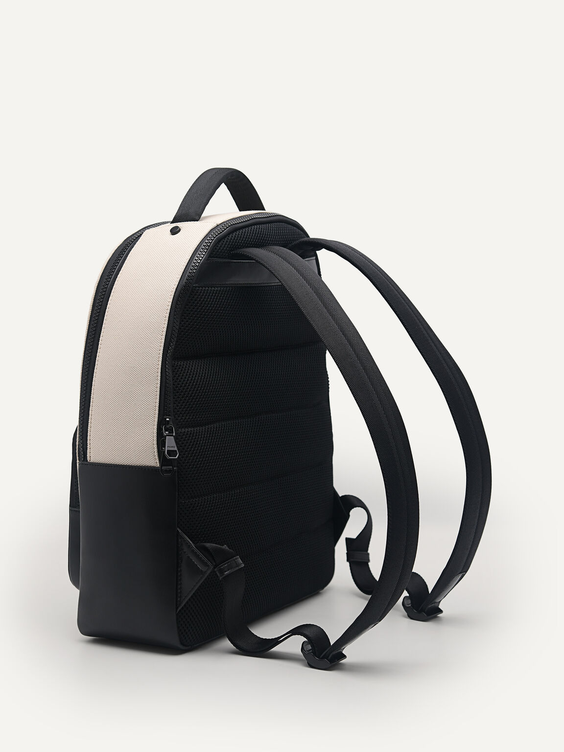 Fabric Backpack, Beige