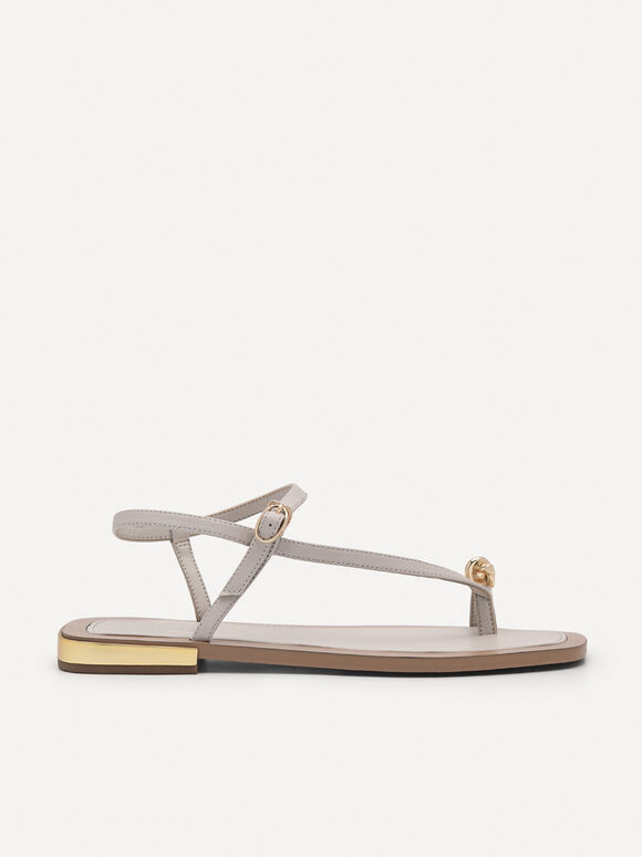 Carolyn Strappy Sandals, Taupe