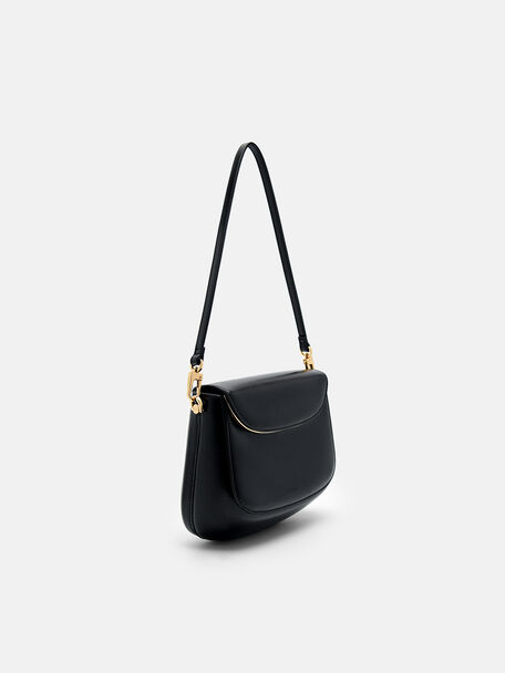 Halo Shoulder Bag, Black