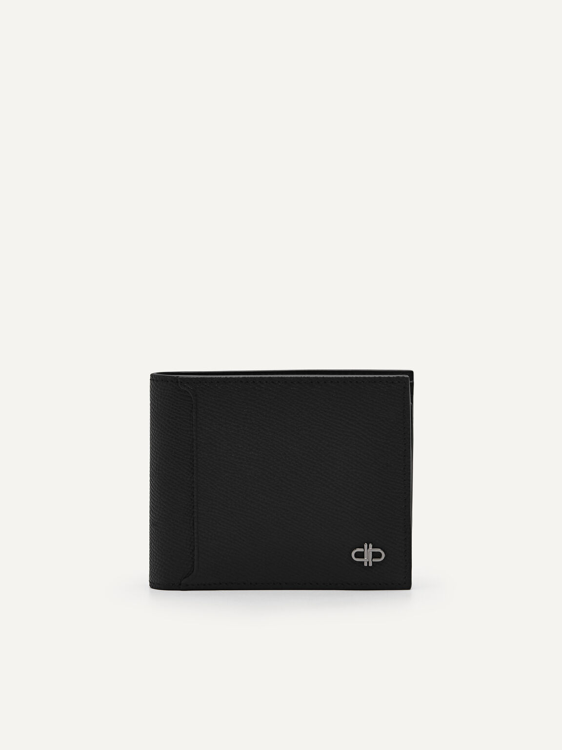 Black PEDRO Icon Leather Bi-Fold Wallet with Insert - PEDRO MY