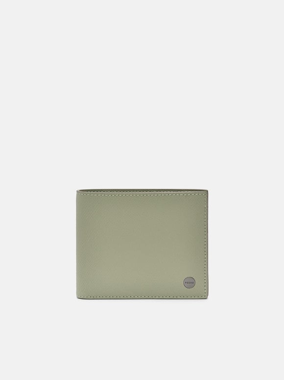 Oliver Leather Bi-Fold Wallet with Insert, Olive