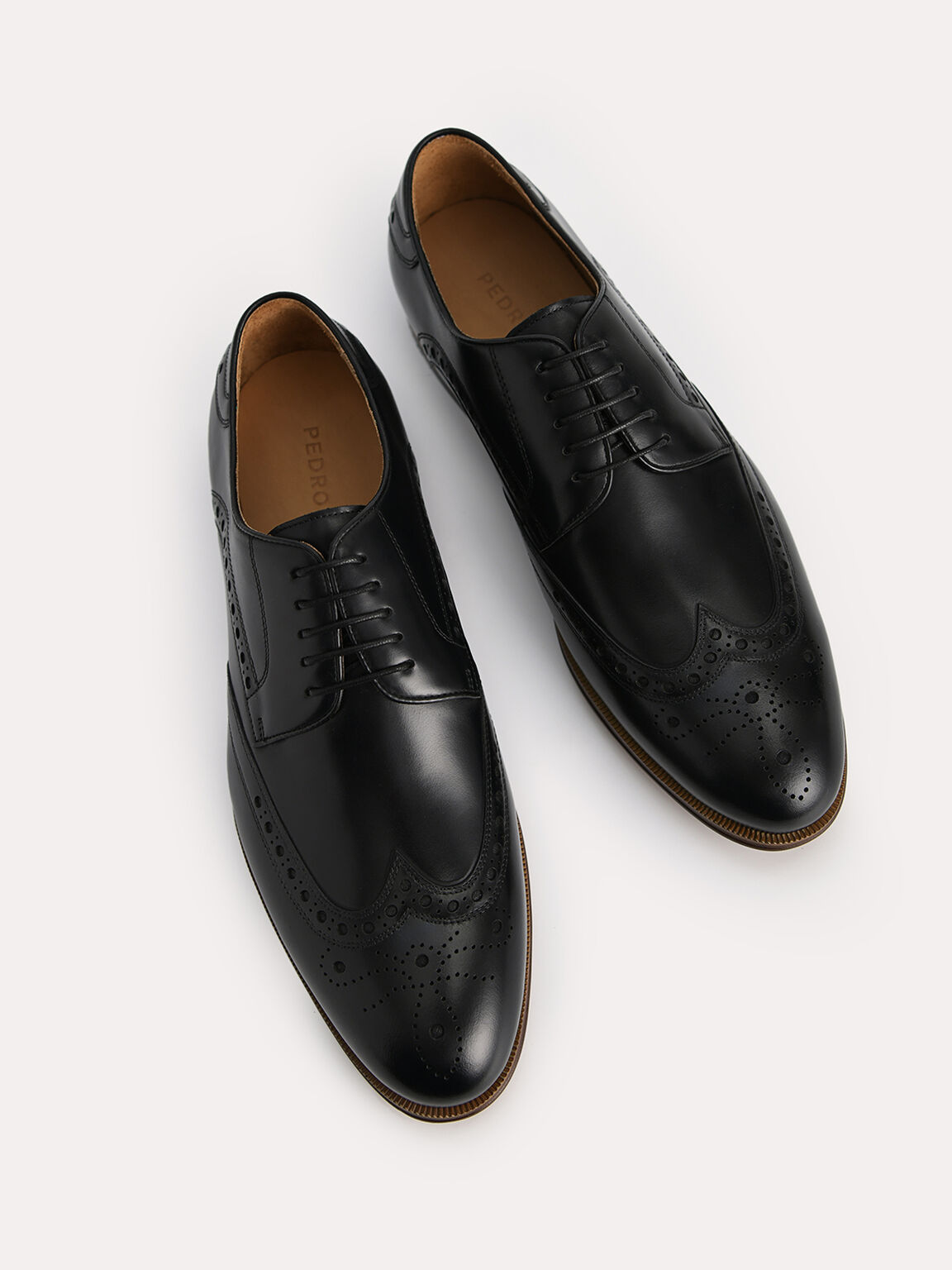 Leather Brogues, Black