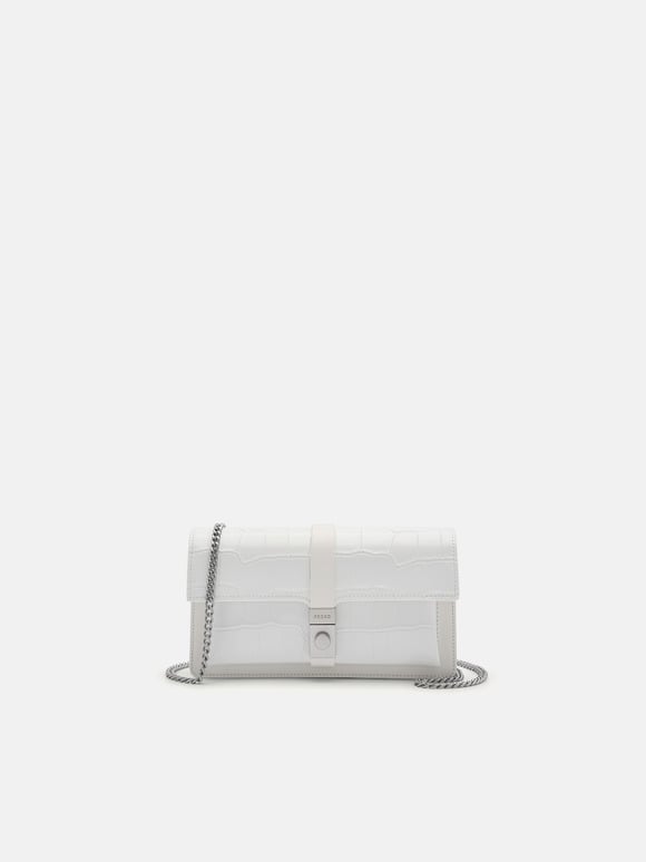 PEDRO工作室皮革旅行包, 白色