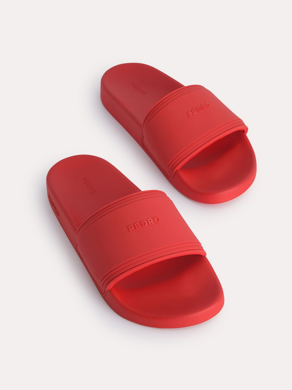 Billie Casual Slides, Red