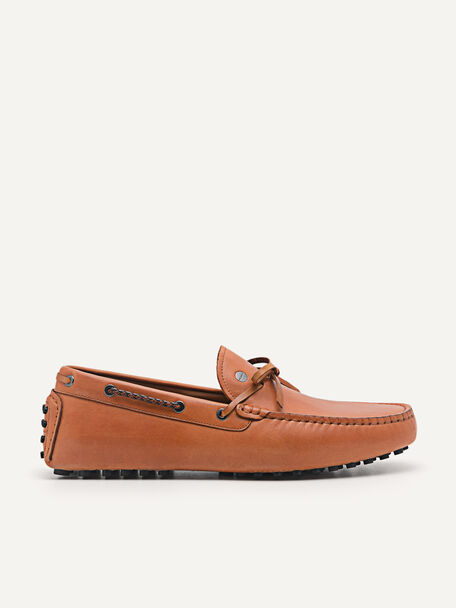 Leather Moccasin, Camel