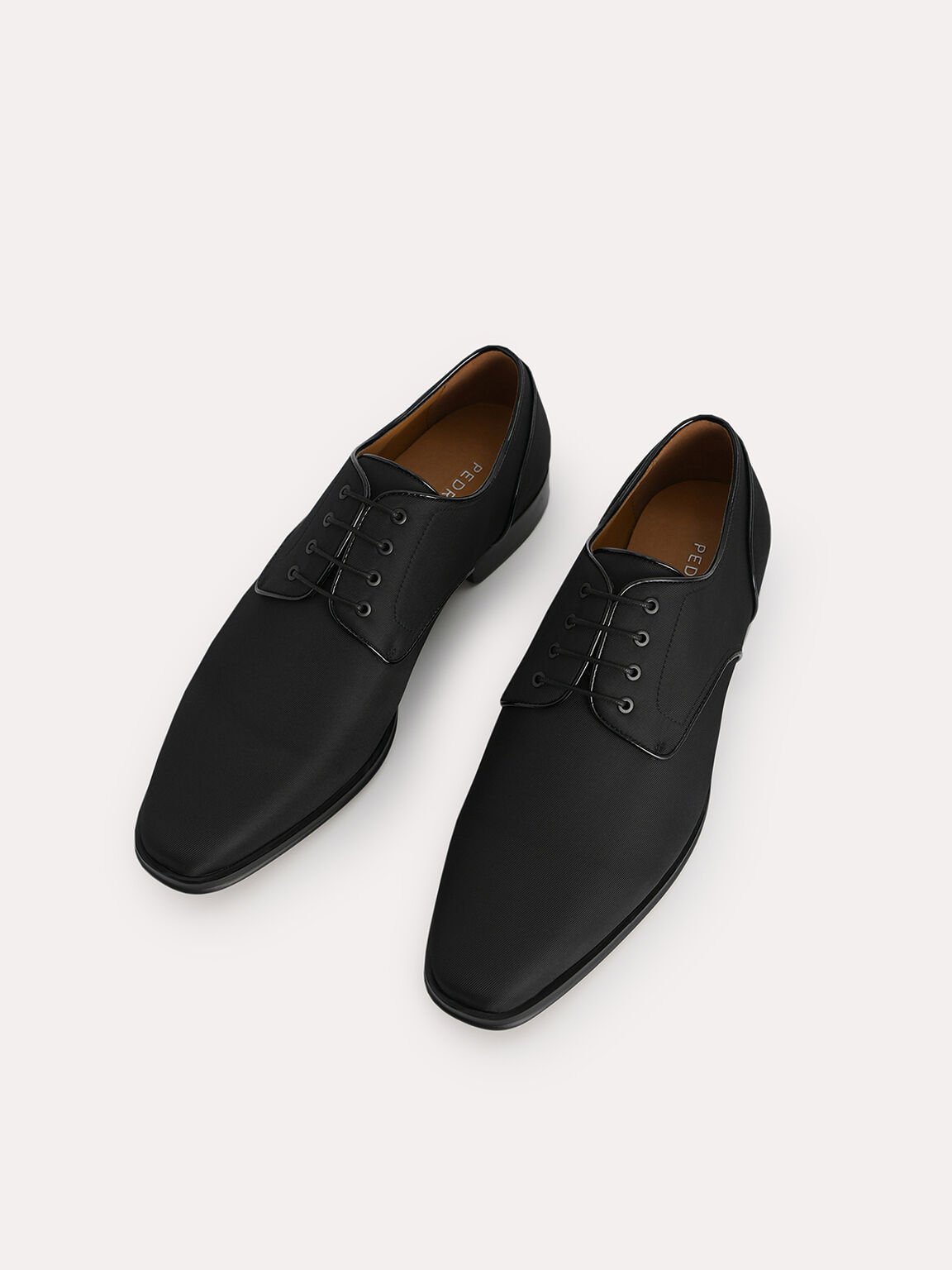 Nylon Derby Shoes, Black, hi-res
