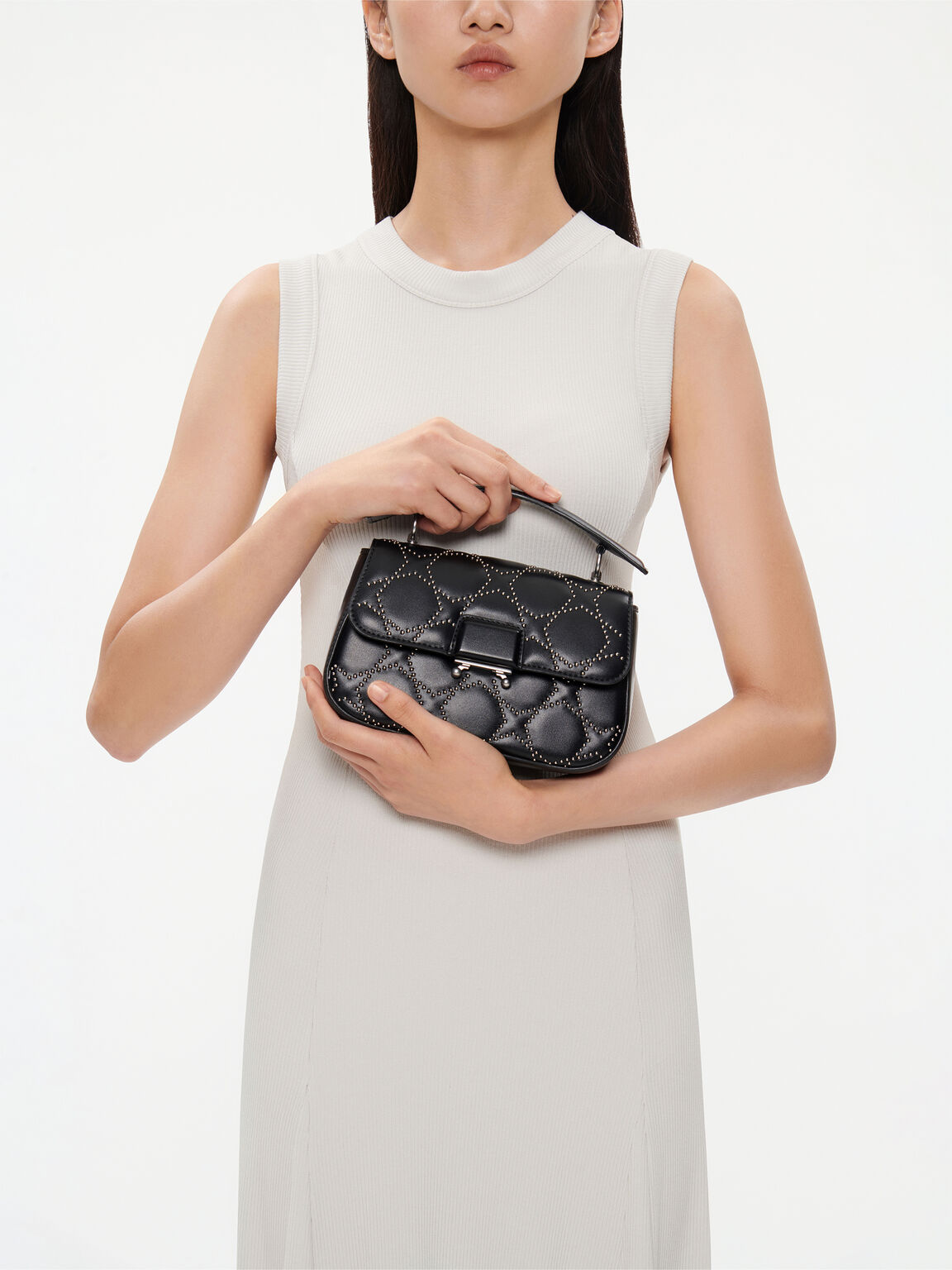 Maisie Mini Shoulder Bag, Black